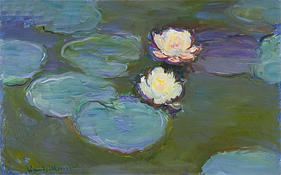 Wasserlilien, c.1897/98 | Claude Monet | Giclée Leinwand Kunstdruck