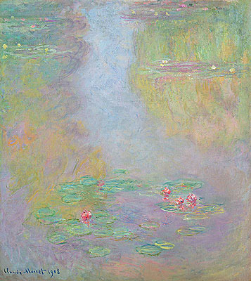 Water Lilies, 1908 | Claude Monet | Giclée Leinwand Kunstdruck