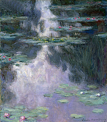 Wasserlilien, 1907 | Claude Monet | Giclée Leinwand Kunstdruck