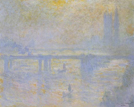 Charing Cross Bridge, 1902 | Claude Monet | Giclée Leinwand Kunstdruck