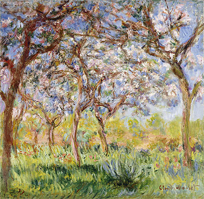 Spring at Giverny, 1900 | Claude Monet | Giclée Canvas Print