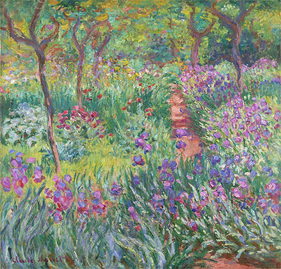 The Artist's Garden at Giverny, 1900 | Claude Monet | Giclée Leinwand Kunstdruck