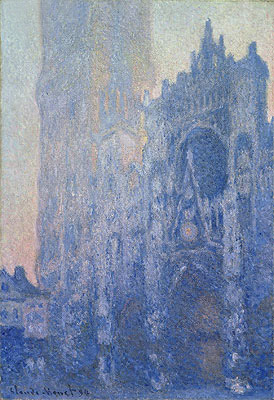 Rouen Cathedral Facade and Tour d'Albane (Morning Effect), 1894 | Claude Monet | Giclée Canvas Print
