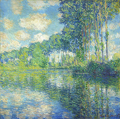 Pappeln auf der Epte, 1891 | Claude Monet | Giclée Leinwand Kunstdruck
