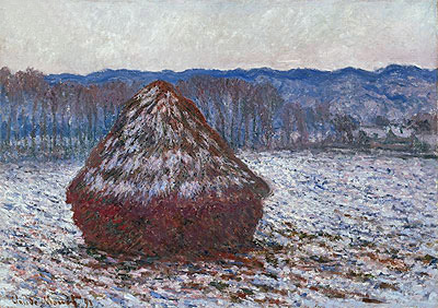 Stapel von Weizen, 1891 | Claude Monet | Giclée Leinwand Kunstdruck