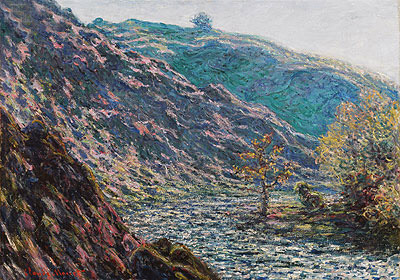 The Petite Creuse River (The Old Tree at the Confluence), 1889 | Claude Monet | Giclée Leinwand Kunstdruck