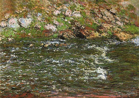 Rapids on the Petite Creuse at Fresselines, 1889 | Claude Monet | Giclée Leinwand Kunstdruck