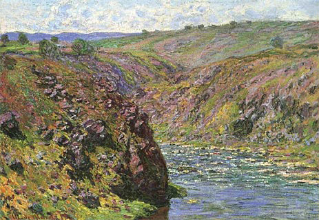 Schlucht der Creuse, Lichteffekt, 1889 | Claude Monet