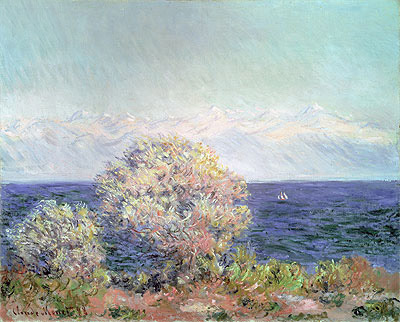 Cap d'Antibes, Mistral Wind, 1888 | Claude Monet | Giclée Leinwand Kunstdruck
