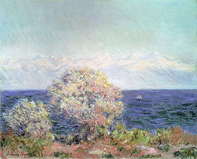 Cap d'Antibes, Mistralwind, 1888 | Claude Monet