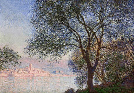 Antibes von den Salis-Gärten aus gesehen, 1888 | Claude Monet