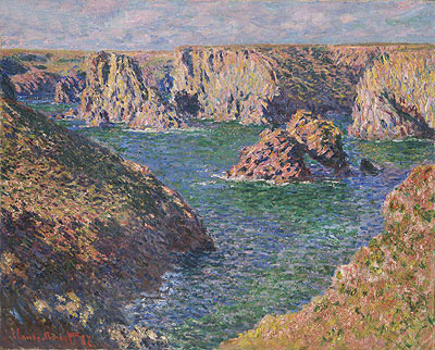 Port-Domois, Belle-Isle, 1887 | Claude Monet | Giclée Leinwand Kunstdruck