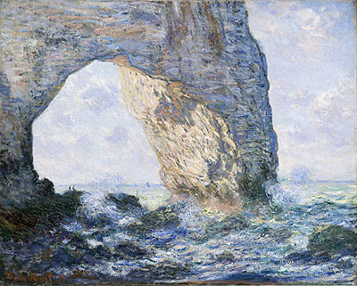 The Manneporte, Etretat, 1883 | Claude Monet | Giclée Leinwand Kunstdruck