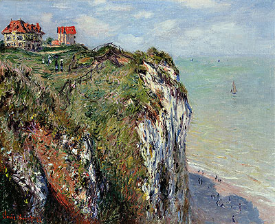 Die Klippe bei Dieppe, 1882 | Claude Monet
