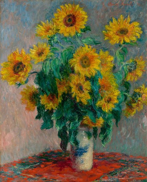Bouquet of Sunflowers, 1881 | Claude Monet | Giclée Leinwand Kunstdruck