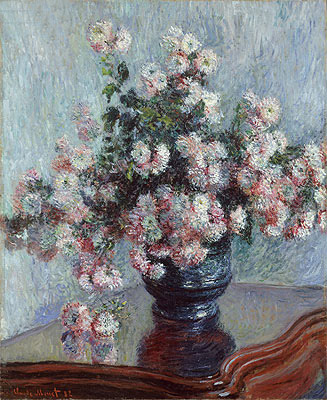 Chrysanthemums, 1882 | Claude Monet | Giclée Leinwand Kunstdruck