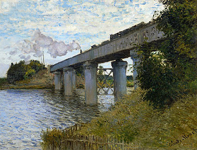 The Railway Bridge at Argenteuil, c.1873/74 | Claude Monet