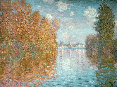 Autumn Effect at Argenteuil, 1873 | Claude Monet | Giclée Canvas Print