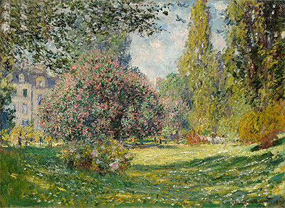 Landschaft: der Parc Monceau, Paris, 1876 | Claude Monet