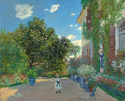 Das Künstlerhaus in Argenteuil, 1873 | Claude Monet | Giclée Leinwand Kunstdruck