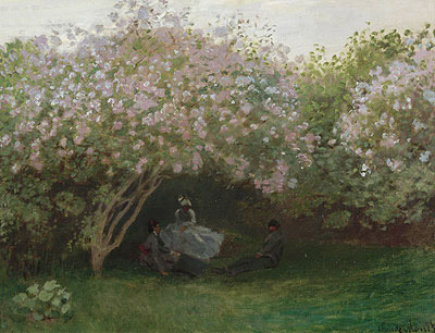 Lilacs, Grey Weather, c.1872/73  | Claude Monet | Giclée Leinwand Kunstdruck