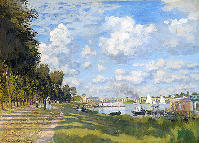 The Basin at Argenteuil, 1872 | Claude Monet | Giclée Canvas Print