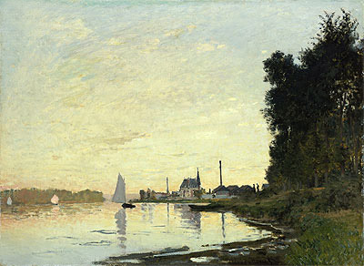 Argenteuil, Late Afternoon, 1872 | Claude Monet | Giclée Leinwand Kunstdruck