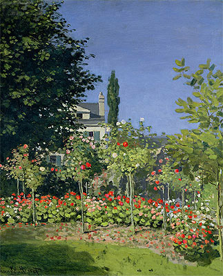 Blühender Garten in Sainte-Adresse, c.1866 | Claude Monet