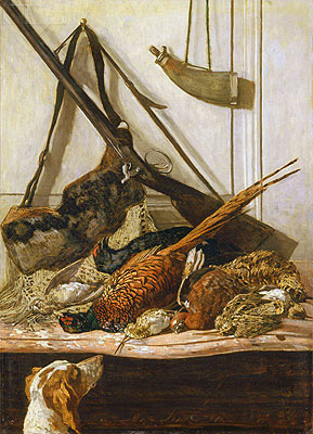 Hunting Trophies, 1862 | Claude Monet | Giclée Leinwand Kunstdruck