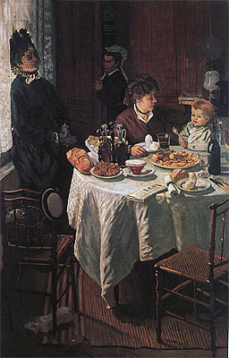 The Luncheon, 1868 | Claude Monet | Giclée Leinwand Kunstdruck
