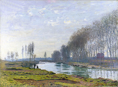 The Petit Bras of the Seine at Argenteuil, 1872 | Claude Monet | Giclée Leinwand Kunstdruck