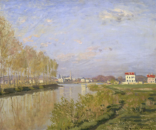 The Seine at Argenteuil, 1873 | Claude Monet | Giclée Leinwand Kunstdruck