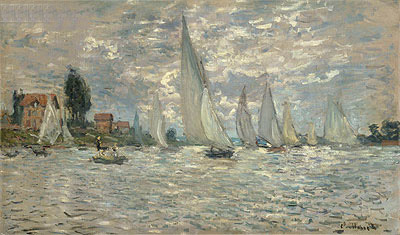 Regatta at Argenteuil, 1874 | Claude Monet | Giclée Canvas Print