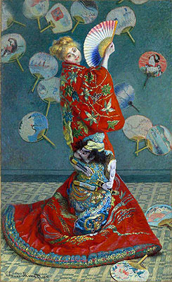 La Japonaise (Camille Monet in Japanese Costume), 1876 | Claude Monet