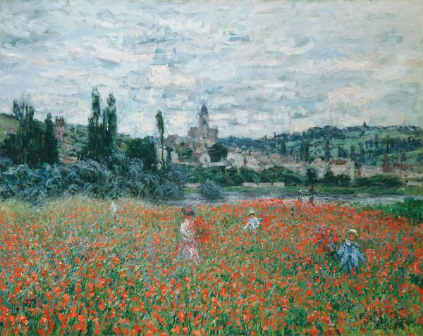 Mohnblumen bei Vétheuil, c.1879 | Claude Monet