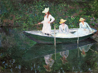 Das Boot in Giverny (In der 'Norvegienne'), 1887 | Claude Monet