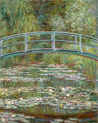 Bridge over a Pond of Water Lilies, 1899 | Claude Monet | Giclée Leinwand Kunstdruck