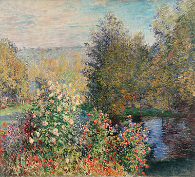 Corner of the Garden at Montgeron, c.1876 | Claude Monet | Giclée Canvas Print