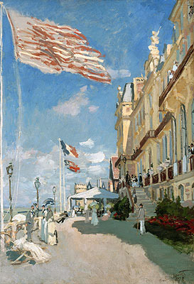 Das Hôtel des Roches Noires in Trouville, 1870 | Claude Monet