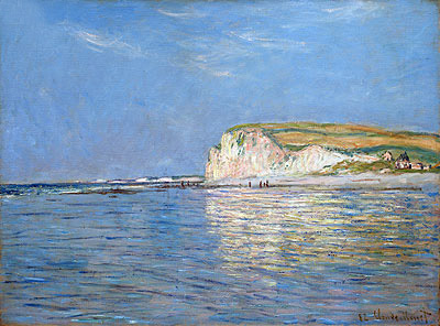Low Tide at Pourville, near Dieppe, 1882 | Claude Monet | Giclée Leinwand Kunstdruck