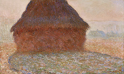 Haystack in the Sunlight, 1890 | Claude Monet | Giclée Leinwand Kunstdruck