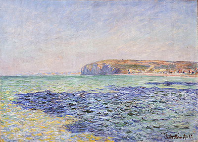 Shadows on the Sea, Pourville, 1882 | Claude Monet