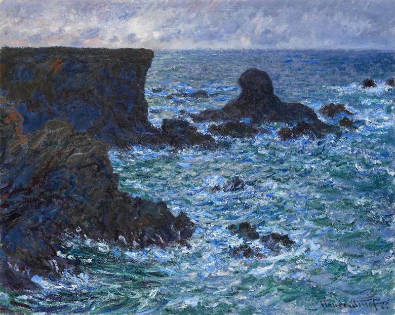 Rocks at Port-Coton, the Lion Rock, Belle Ile, 1886 | Claude Monet