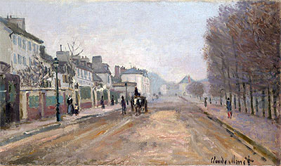 Boulevard Heloise, Argenteuil, 1872 | Claude Monet | Giclée Leinwand Kunstdruck