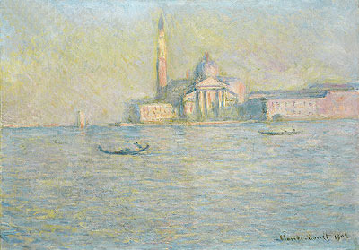 The Church of San Giorgio Maggiore, Venice, 1908 | Claude Monet | Giclée Leinwand Kunstdruck