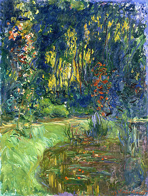 The Water-Lily Pond at Giverny, 1917 | Claude Monet | Giclée Canvas Print