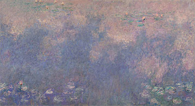 Nymphéas (Die beiden Weiden) Teil 3, c.1920/26 | Claude Monet