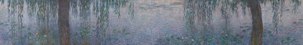 Nympheas (Morning with Weeping Willows), c.1920/26 | Claude Monet | Giclée Leinwand Kunstdruck