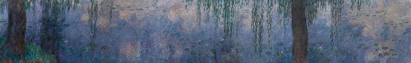 Nympheas (Clear Morning with Willows), c.1920/26 | Claude Monet | Giclée Leinwand Kunstdruck