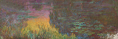 Nympheas (The Setting Sun), c.1920/26 | Claude Monet